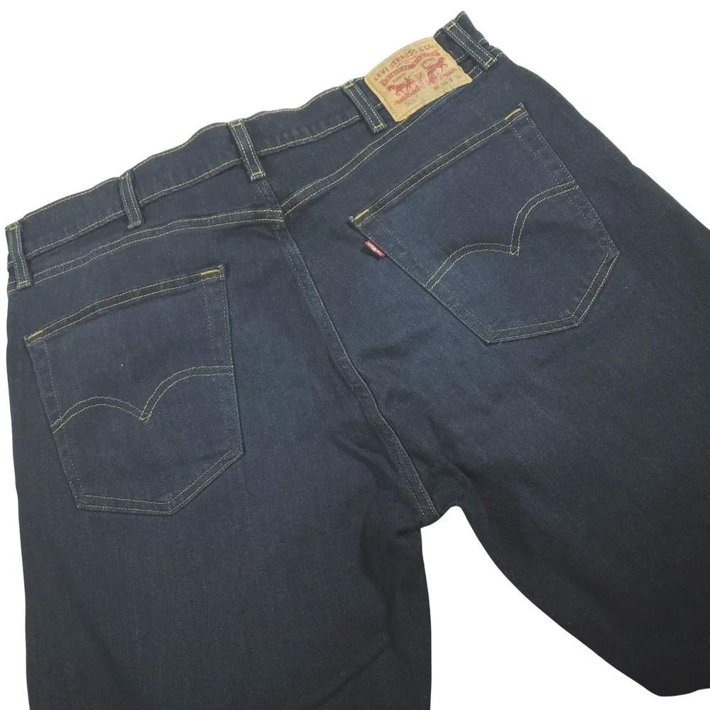Levi's 505 Regular Fit Dark Wash Denim Jeans Mens W38 L34 NWT‎